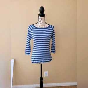 STRIPED TOP; BLUE